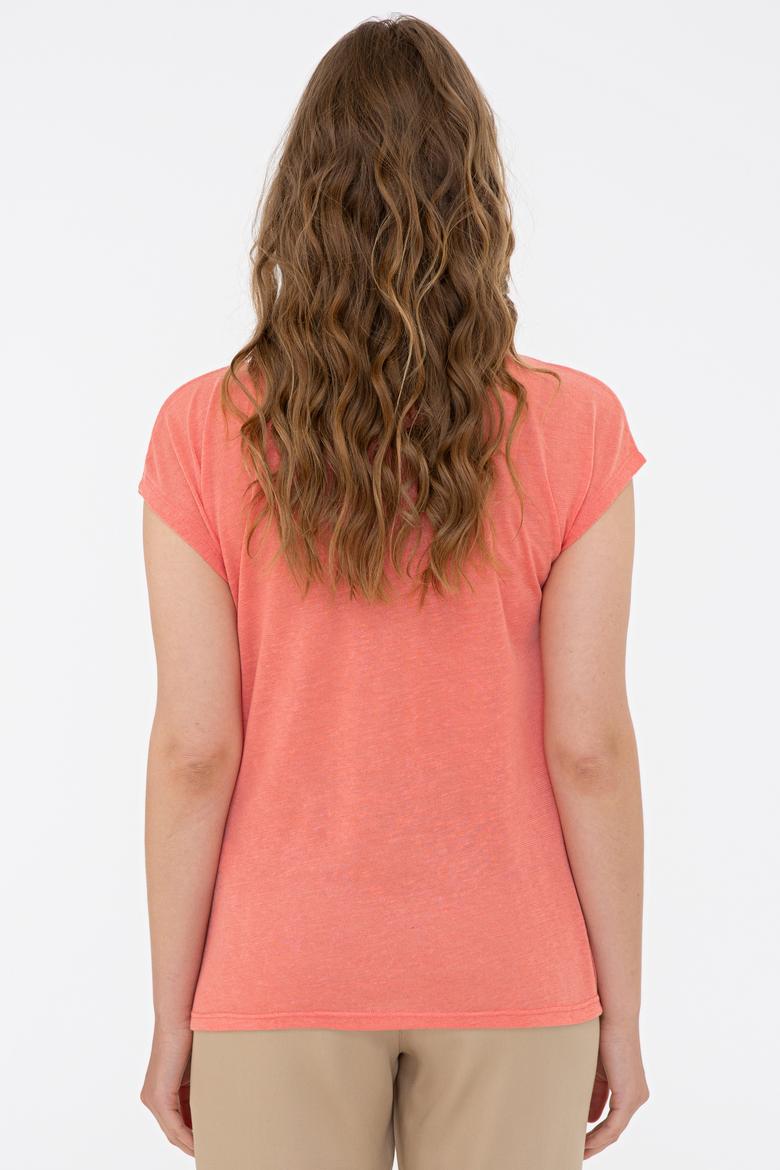 Kadın Nar Çiçeği Tişört - 50234705001