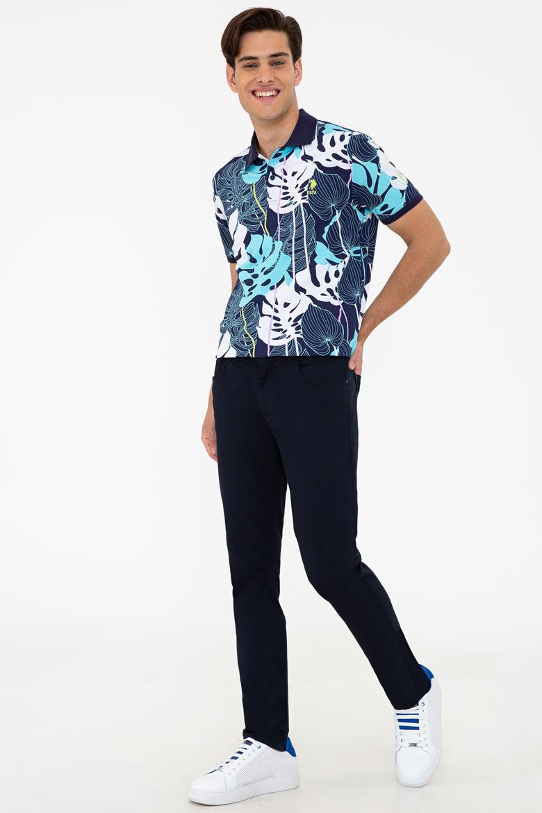 Erkek Lacivert Kanvas Pantolon - 50206357048