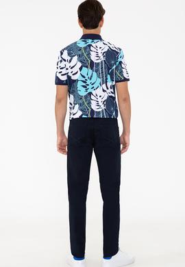 Erkek Lacivert Kanvas Pantolon - 50206357048