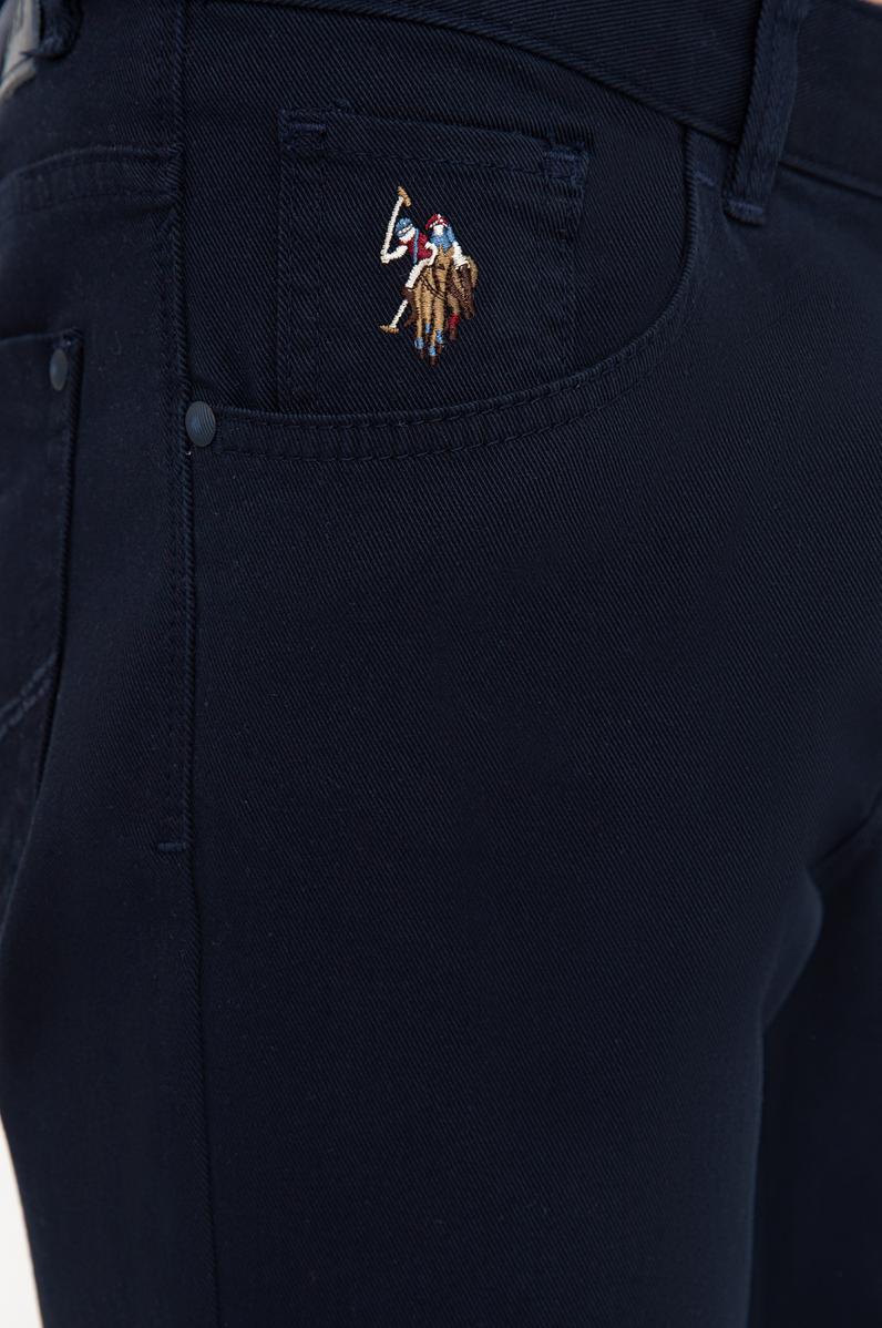 Erkek Lacivert Kanvas Pantolon