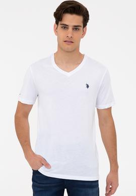 Erkek Beyaz Basic Tişört - 50232309016