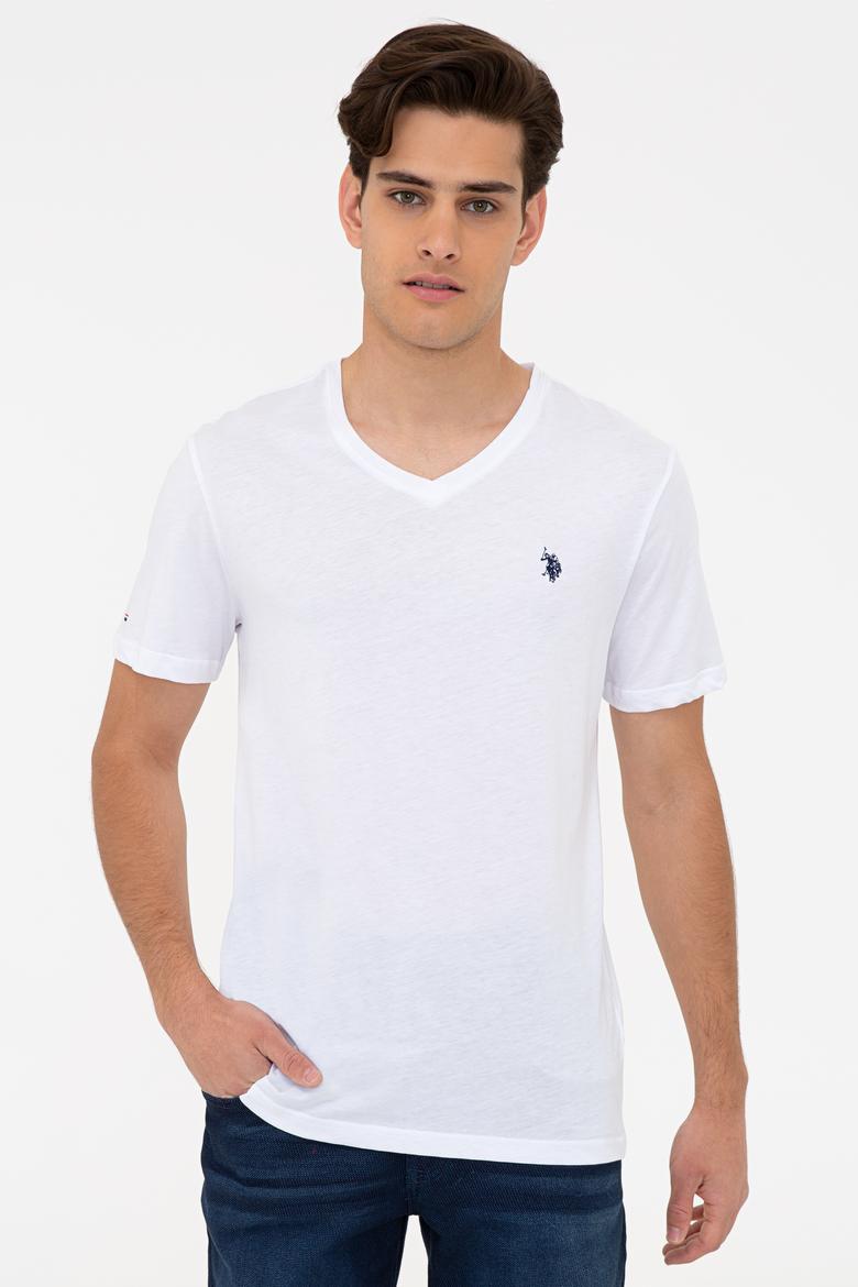 Erkek Beyaz Basic Tişört