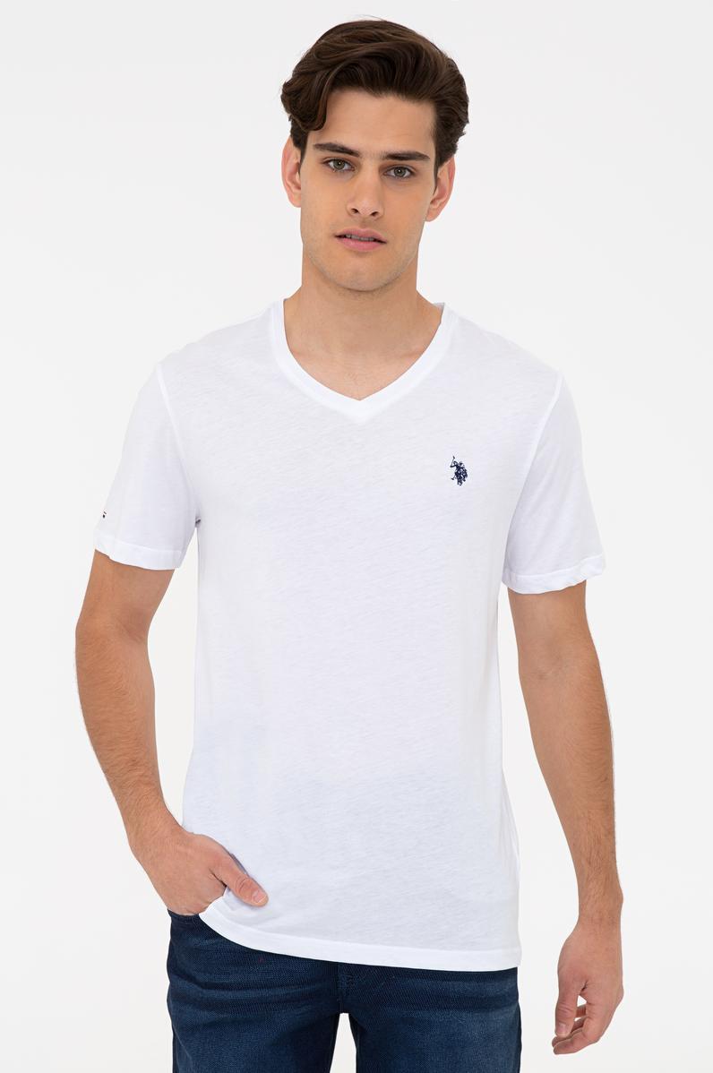 Erkek Beyaz Basic Tişört