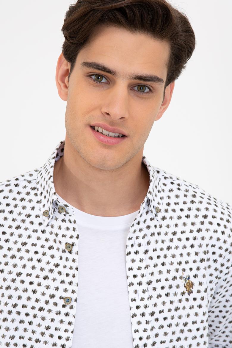 Erkek Haki Uzun Kollu Gömlek - 50232886007