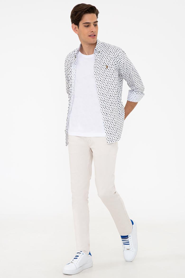 Erkek Haki Uzun Kollu Gömlek - 50232886007