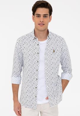 Erkek Haki Uzun Kollu Gömlek - 50232886007