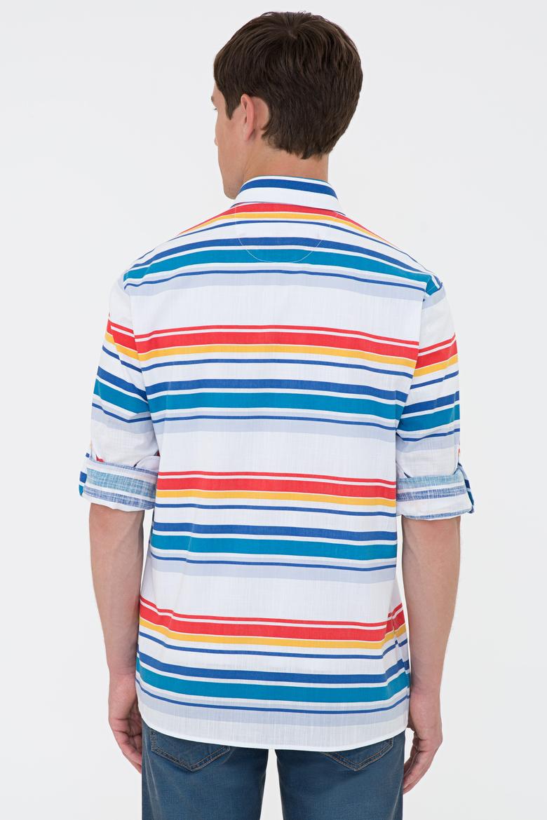 Erkek Beyaz Uzun Kollu Gömlek - 50235421006