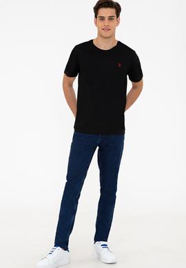 Erkek Siyah Basic Tişört - 50232295016