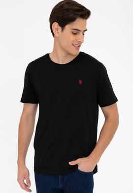 Erkek Siyah Basic Tişört - 50232295016