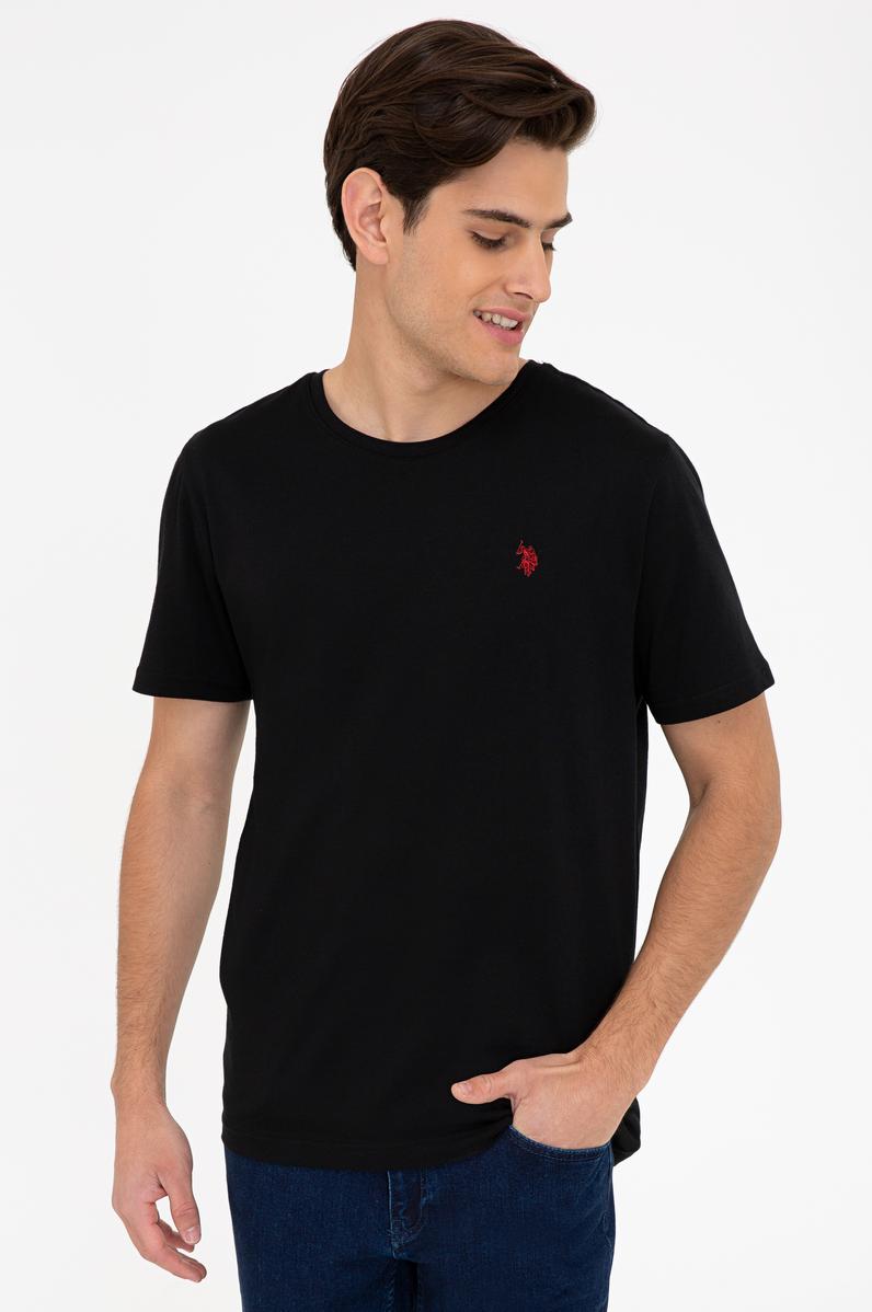 Erkek Siyah Basic Tişört