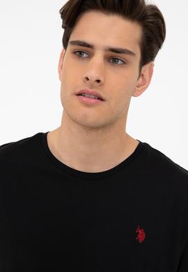 Erkek Siyah Basic Tişört - 50232295016