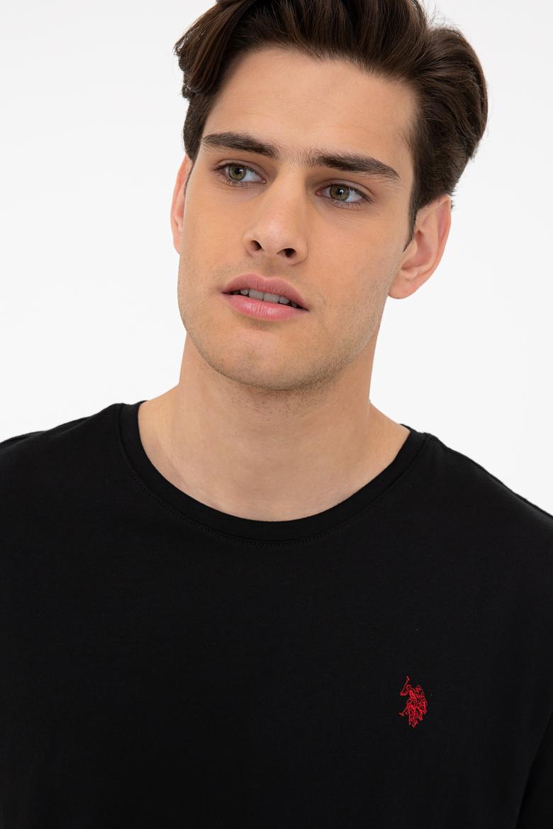 Erkek Siyah Basic Tişört - 50232295016