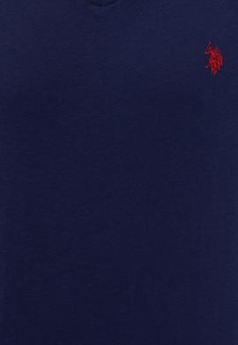 Erkek Lacivert Basic Tişört - 50232309009