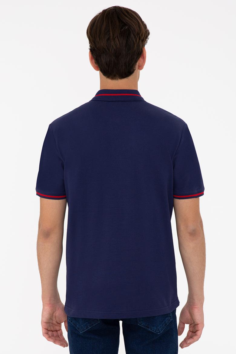 Erkek Lacivert Basic Tişört - 50238185033