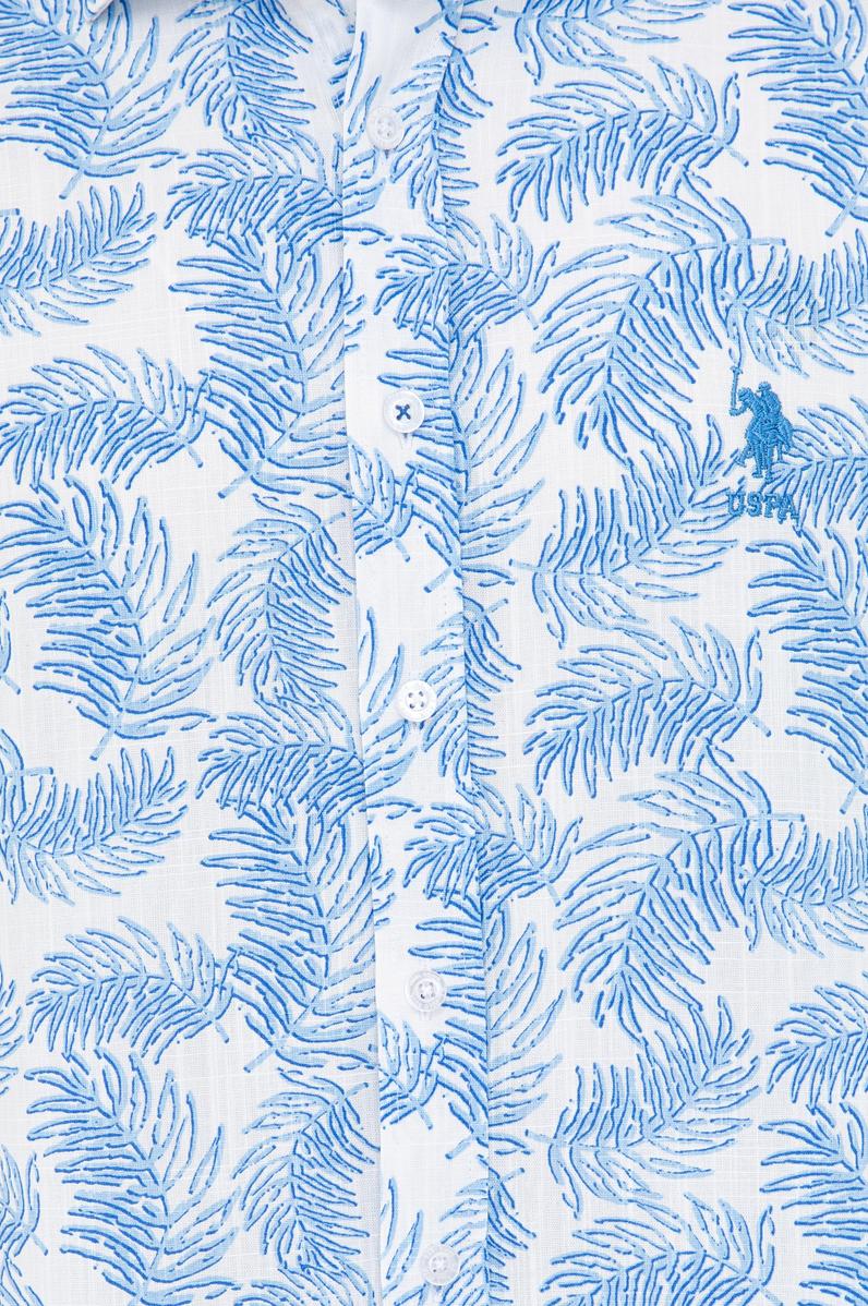 Erkek Mavi Uzun Kollu Gömlek