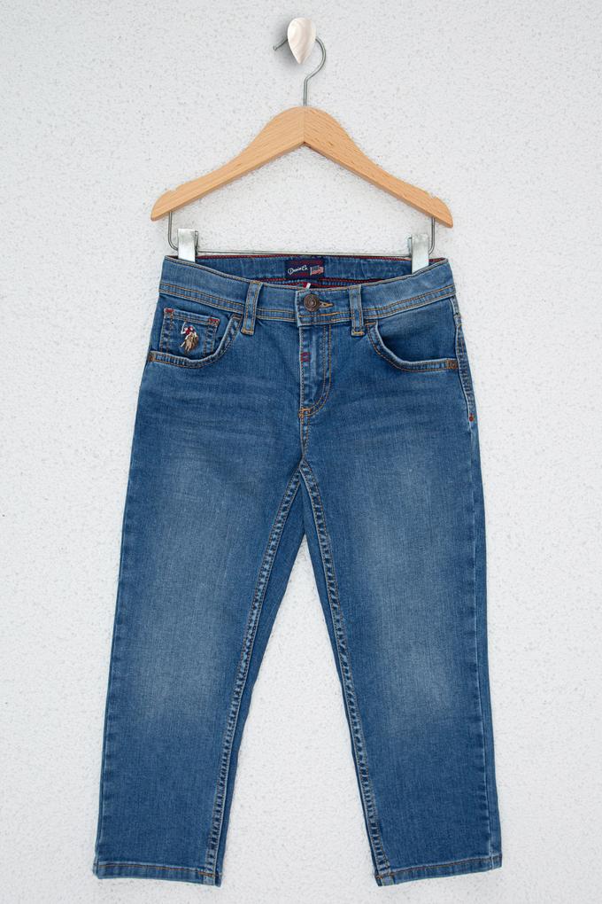 Erkek Çocuk Açık Mavi Jean Pantolon