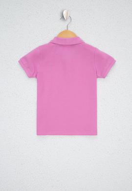 Erkek Çocuk Lila Polo Yaka Tişört - 50238484226