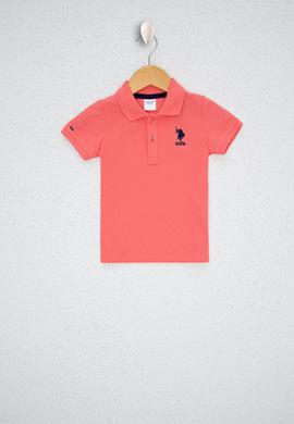 Erkek Çocuk Nar Çiçeği Polo Yaka Tişört - 50238484228