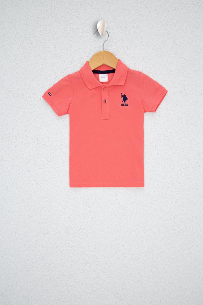 Erkek Çocuk Nar Çiçeği Polo Yaka Tişört