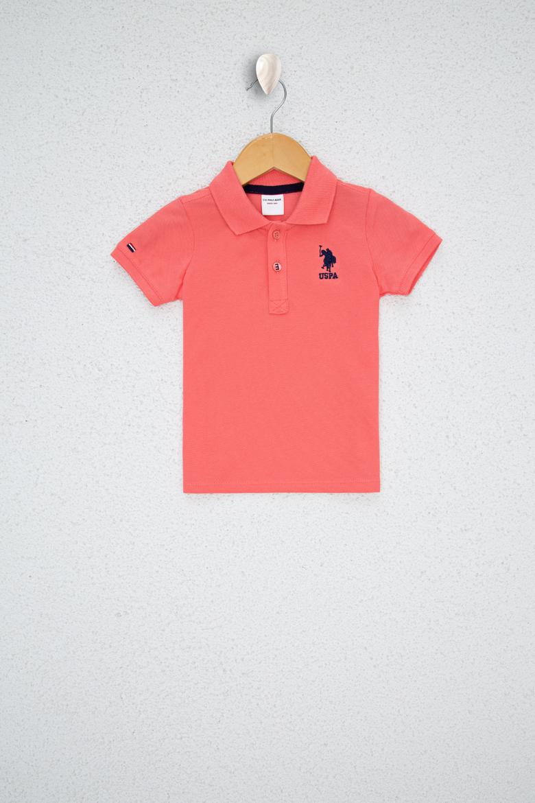 Erkek Çocuk Nar Çiçeği Polo Yaka Tişört