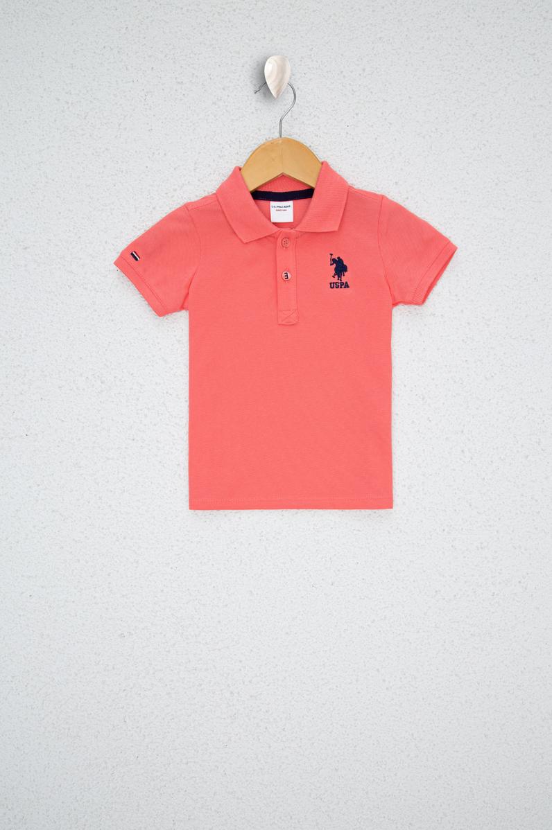 Erkek Çocuk Nar Çiçeği Polo Yaka Tişört