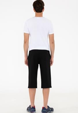 Erkek Siyah Örme Şort - 50232294030