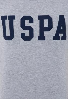 Erkek Gri Melanj Basic Bisiklet Yaka Tişört - 50232300037