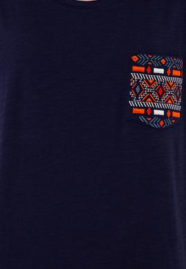 Kadın Lacivert Bisiklet Yaka T-Shirt - 50238086006