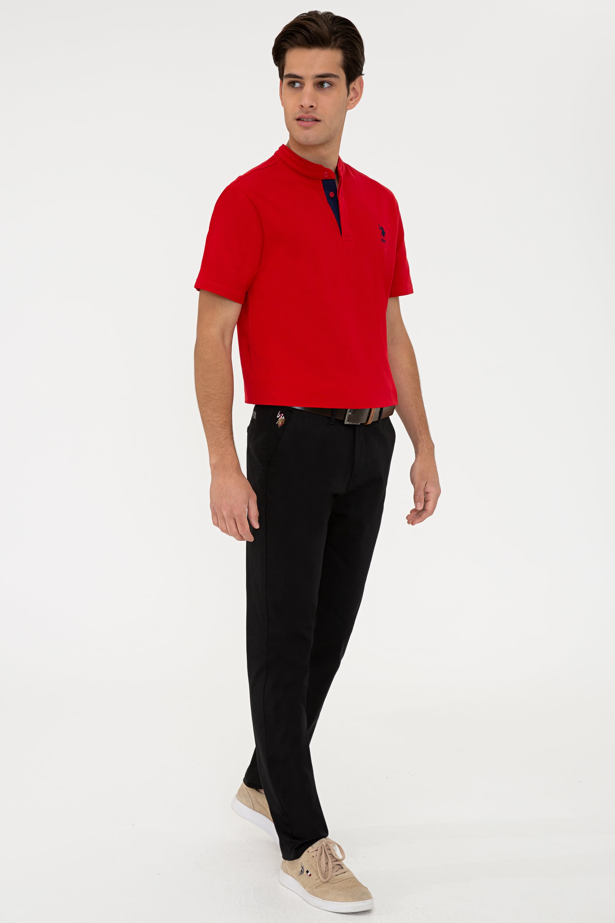 Erkek Siyah Kanvas Pantolon - Image 2
