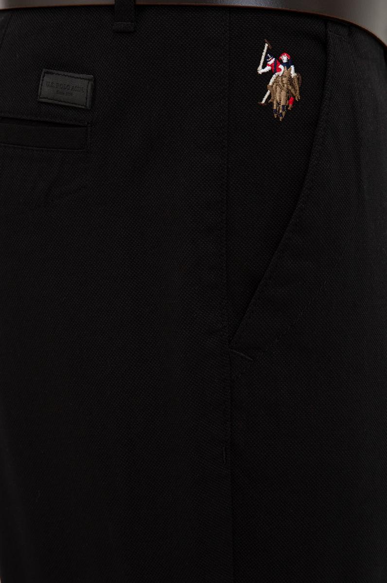 Erkek Siyah Kanvas Pantolon