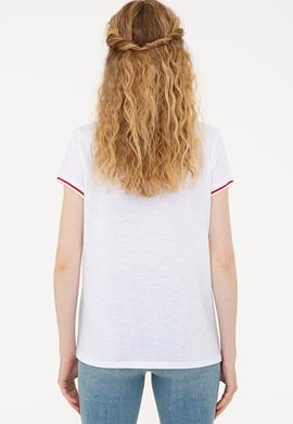 Kadın Beyaz Tişört - 50252262021