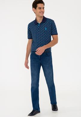 Erkek Lacivert Polo Yaka Tişört - 50231931018