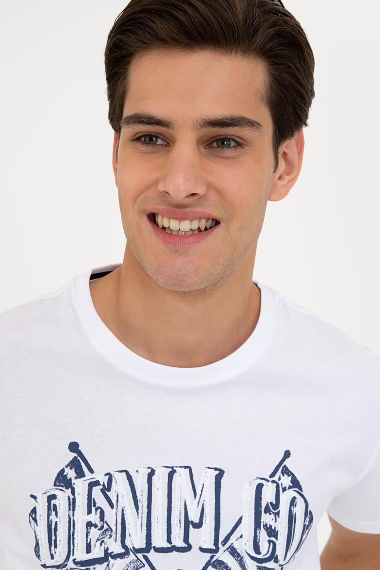 Erkek Beyaz Tişört - 50234973003