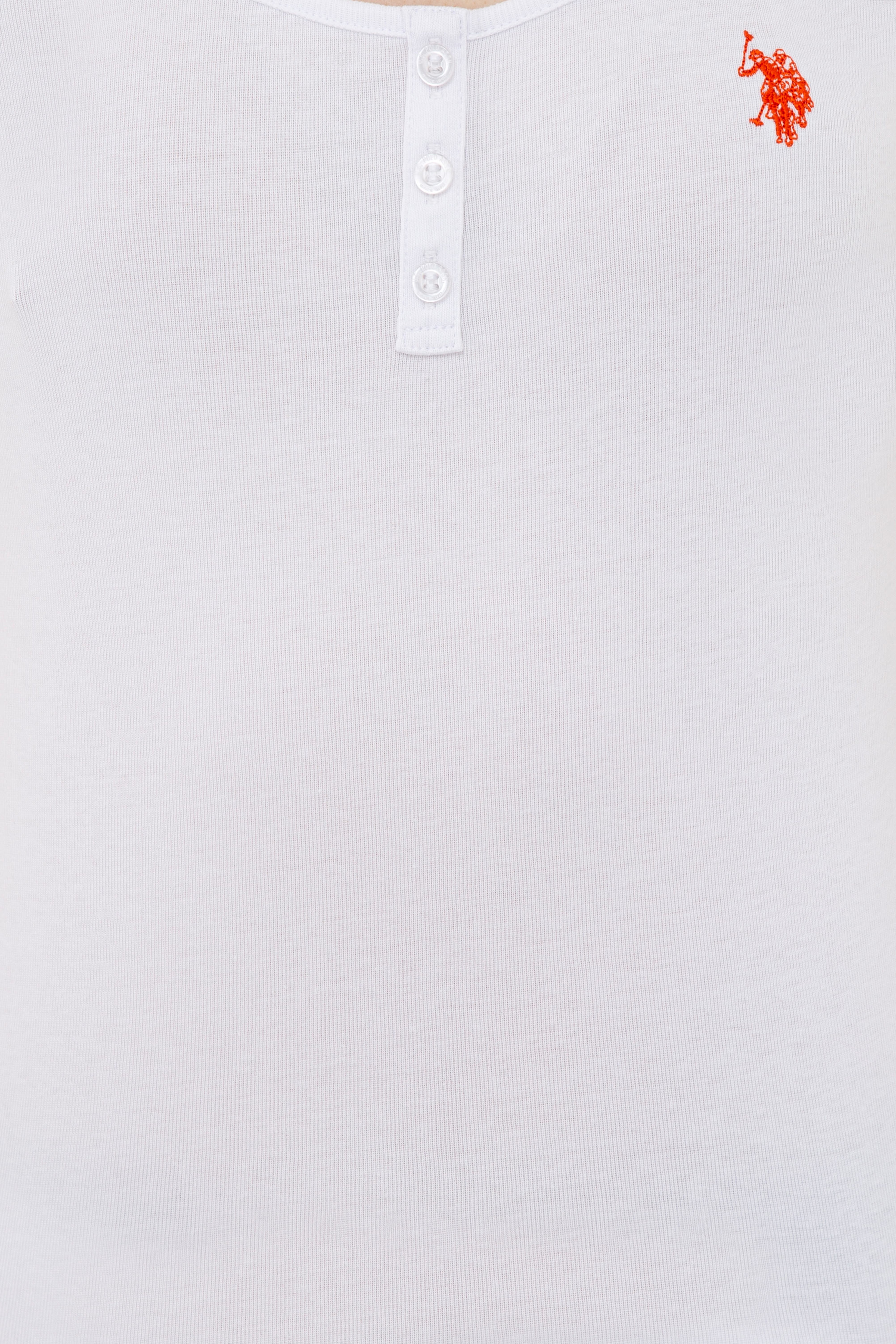 Kadın Beyaz Derin Bisiklet Yaka T-Shirt Basic - Image 5
