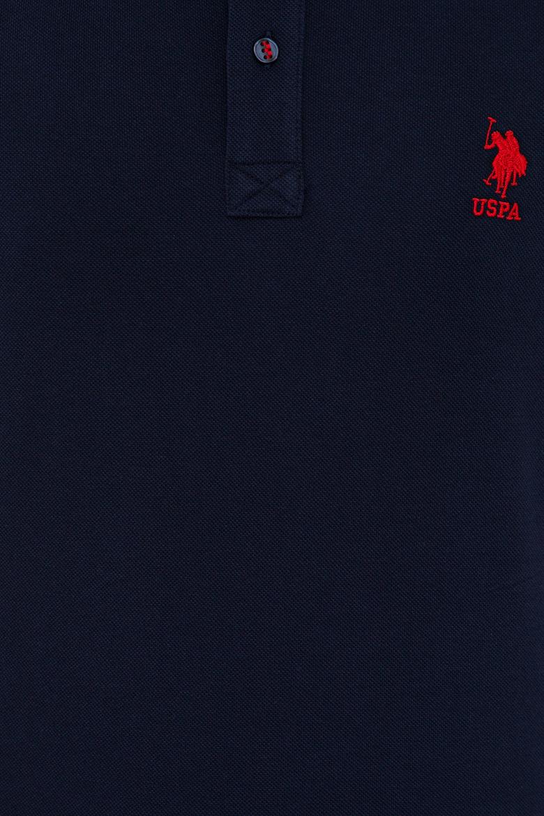 Erkek Koyu Lacivert Polo Yaka Basic T-Shirt - 50232308264