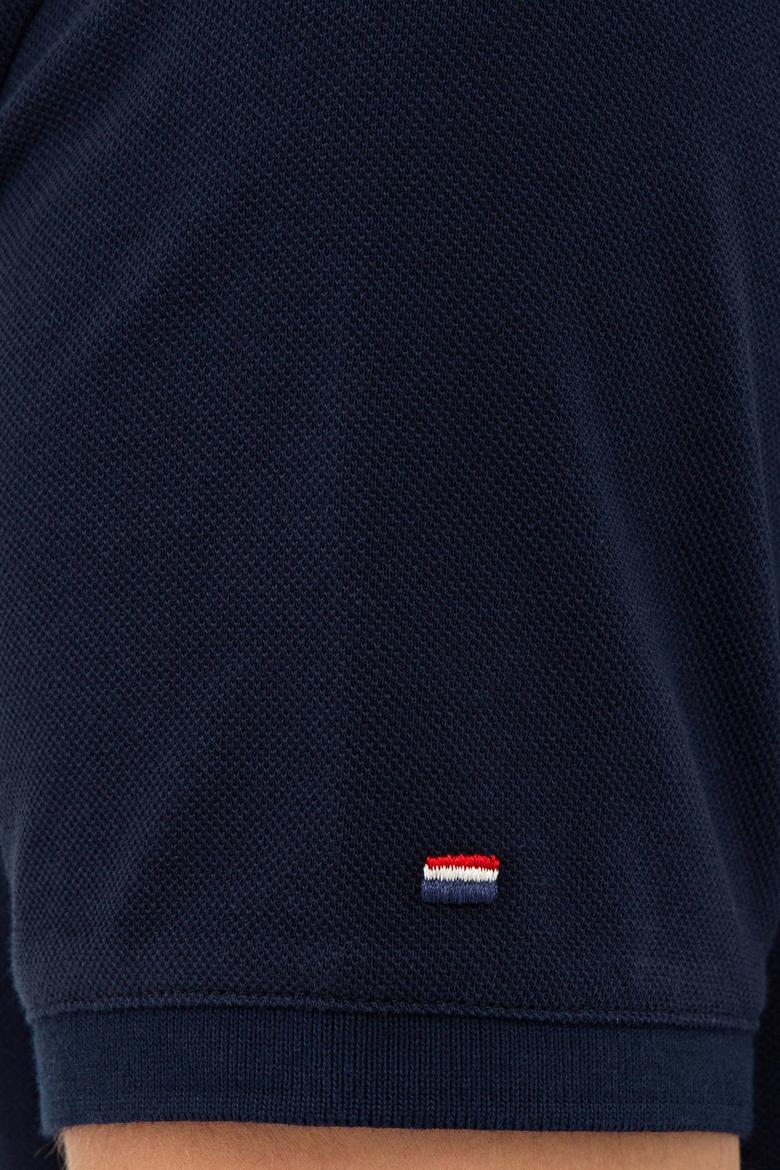 Erkek Koyu Lacivert Polo Yaka Basic T-Shirt - 50232308264
