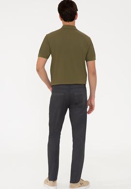 Erkek Gri Denim Pantolon - 50232654111