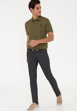 Erkek Gri Denim Pantolon - 50232654111