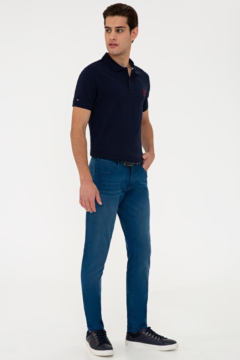 Erkek İndigo Denim Pantolon - 50232653009