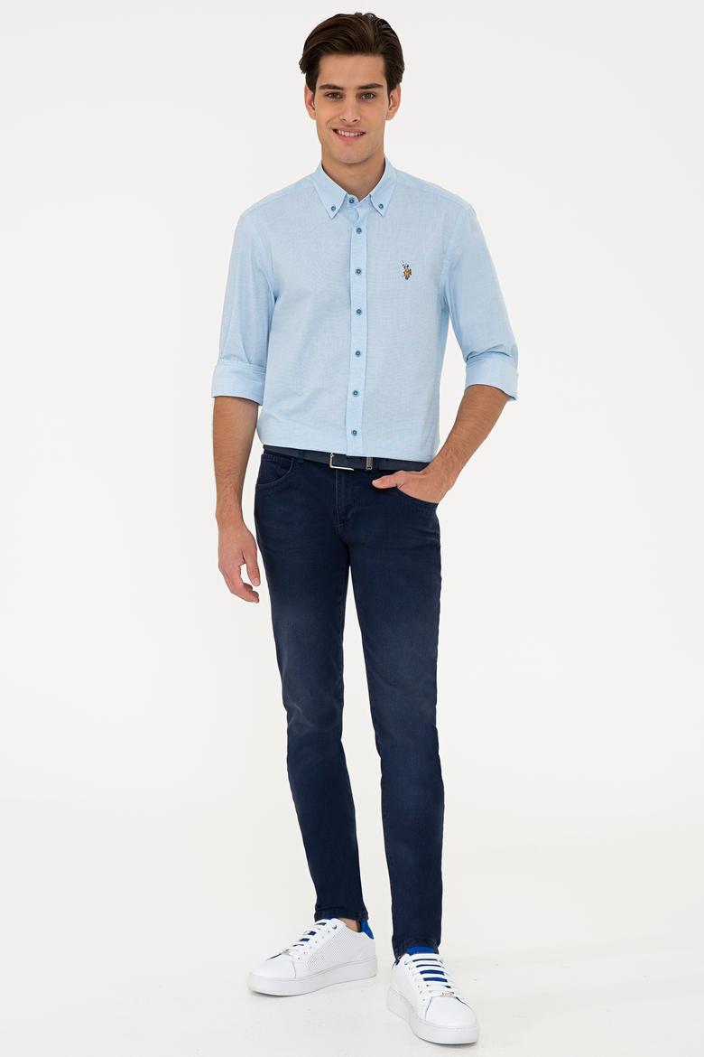 Erkek Kobalt Mavisi Gömlek Uzunkol - 50234576020