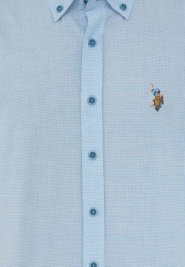 Erkek Kobalt Mavisi Gömlek Uzunkol - 50234576020