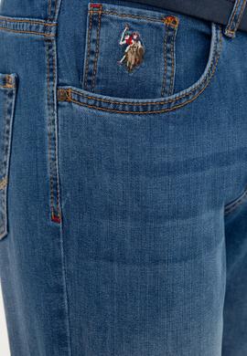 Erkek Mavi Denim Pantolon - 50234755057