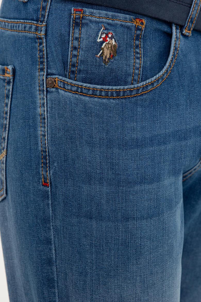 Erkek Mavi Denim Pantolon - 50234755057