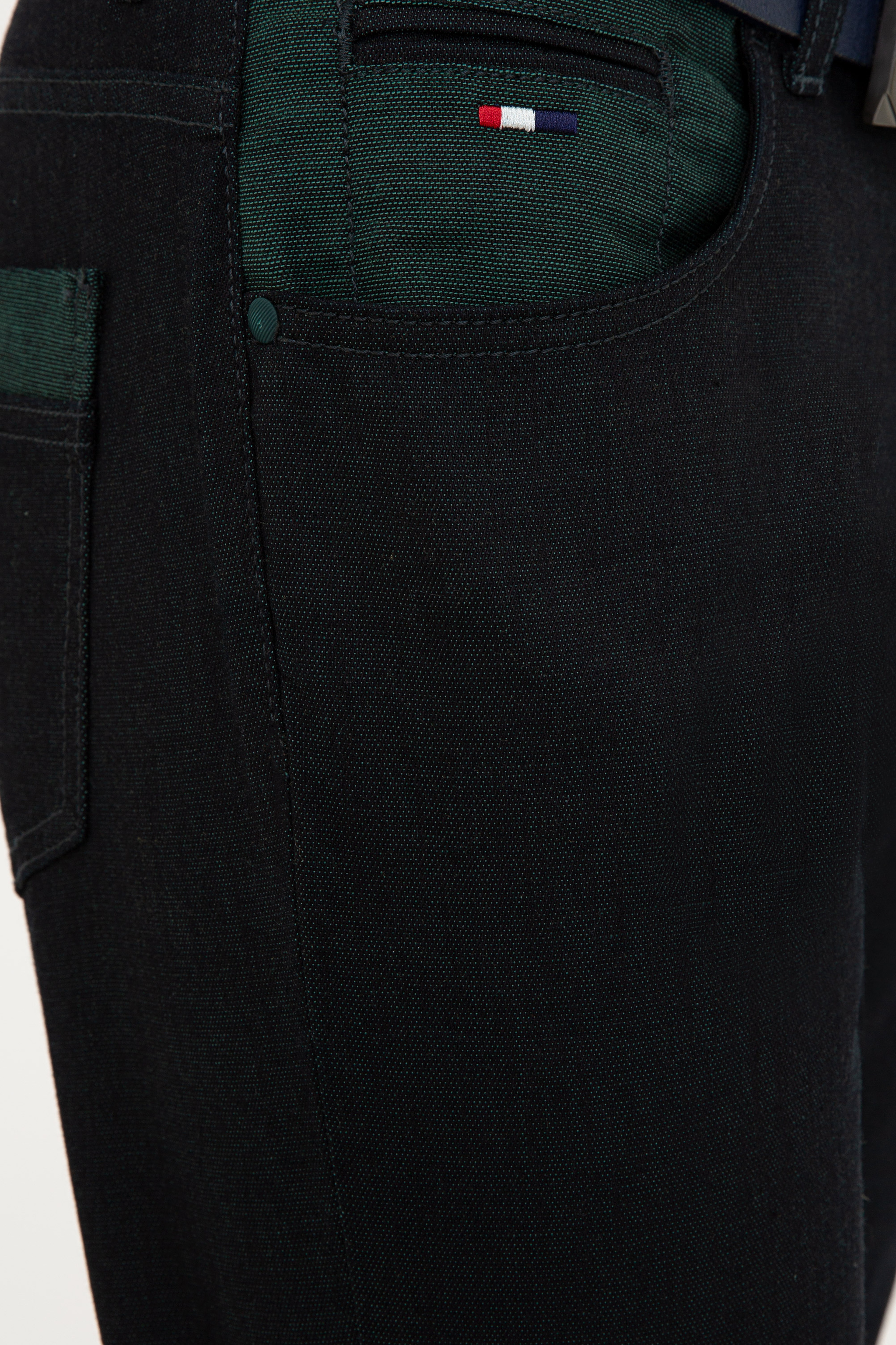 Erkek Yeşil Denim Pantolon