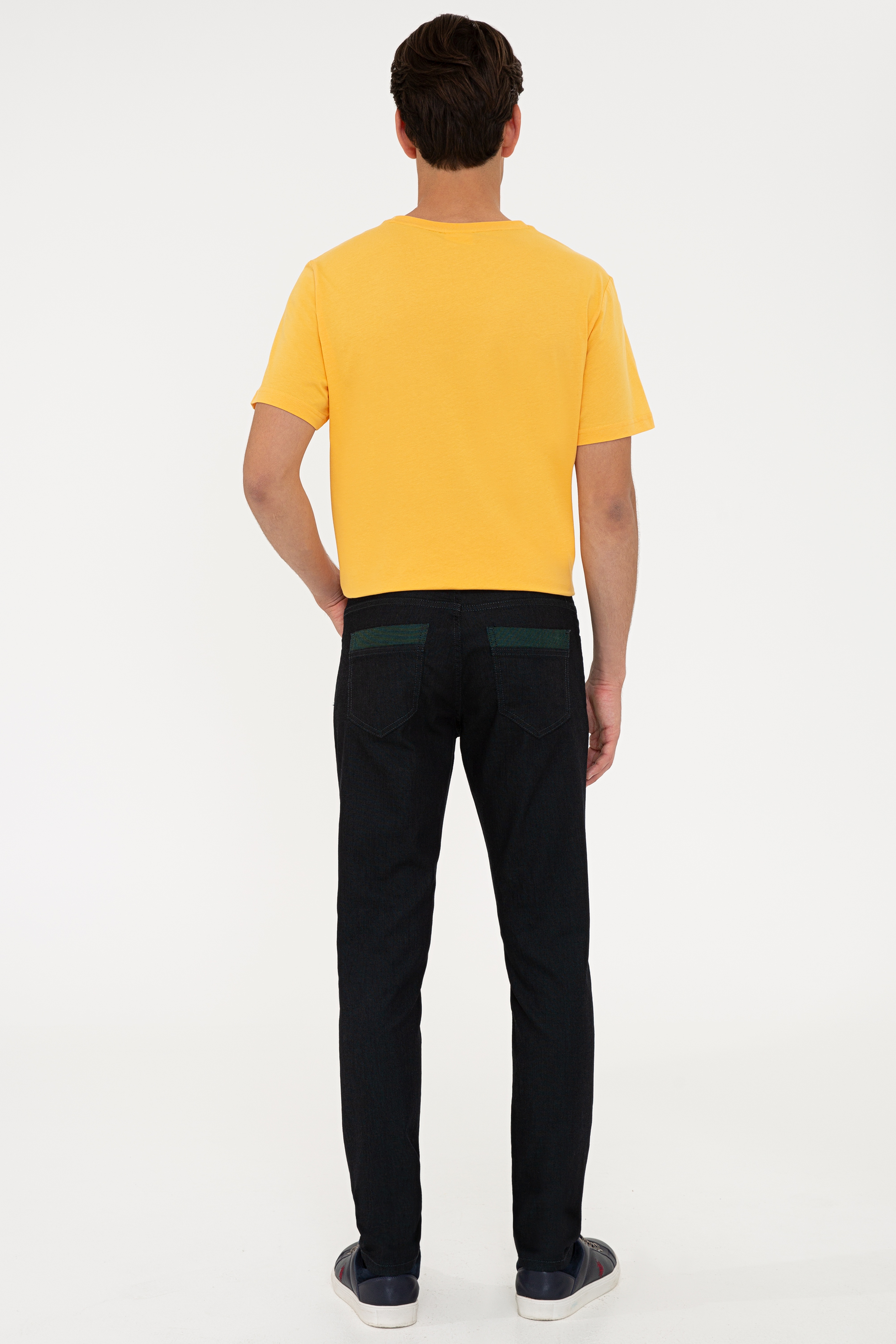 Erkek Yeşil Denim Pantolon - Image 3