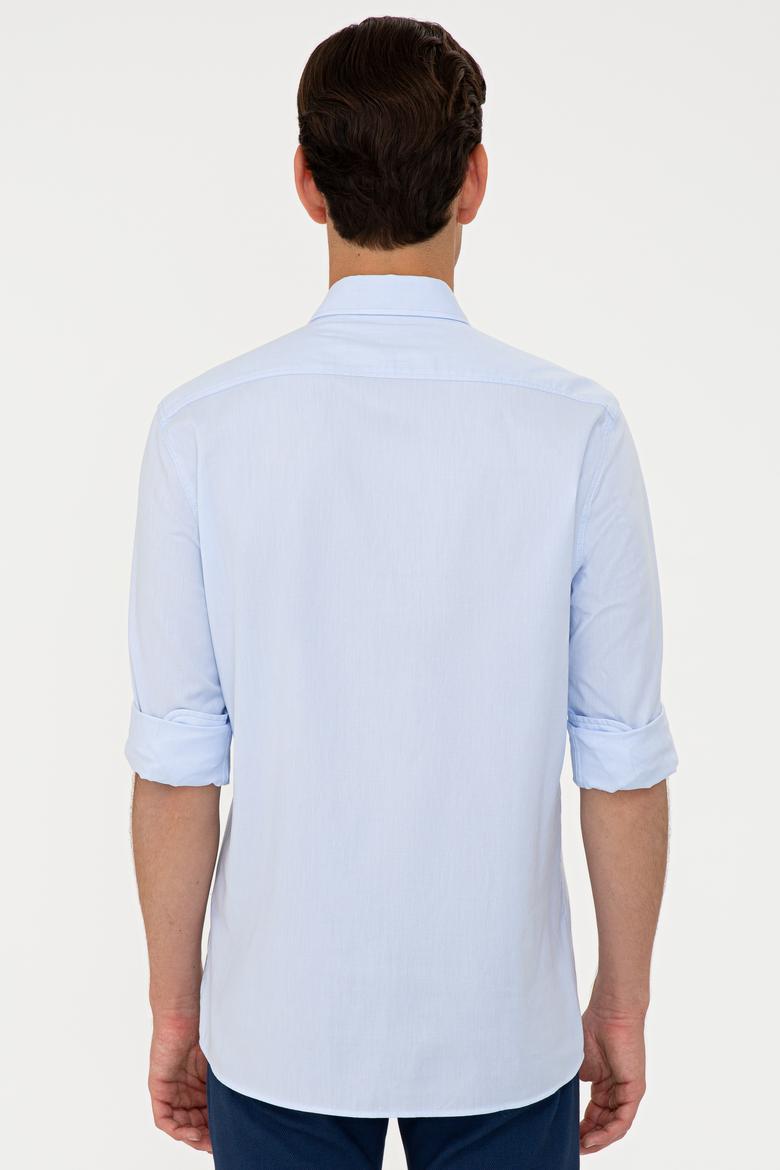 Erkek Açık Mavi Gömlek Uzunkol Basic - 50234986005