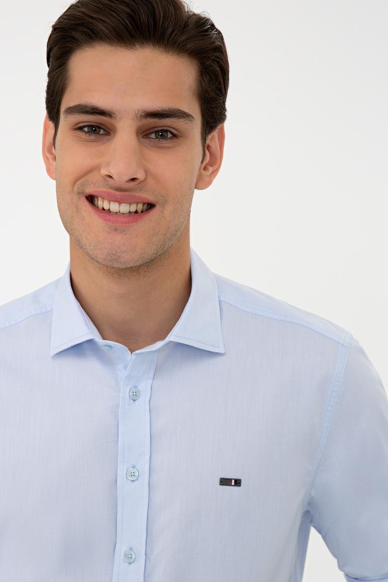 Erkek Açık Mavi Gömlek Uzunkol Basic - 50234986005