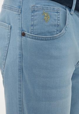 Erkek Mavi Denim Pantolon - 50235475003