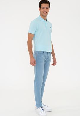 Erkek Mavi Denim Pantolon - 50235475003