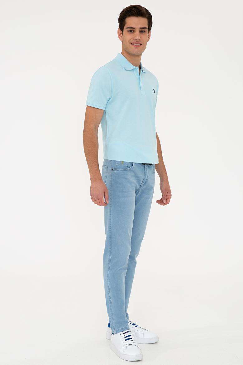 Erkek Mavi Denim Pantolon - 50235475003